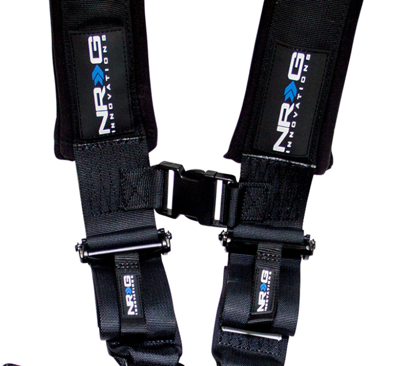 NRG SFI 16.1 5pt 3 inch Seat Belt Harness / Latch Link - Black SBH-5PCBK Photo - Primary