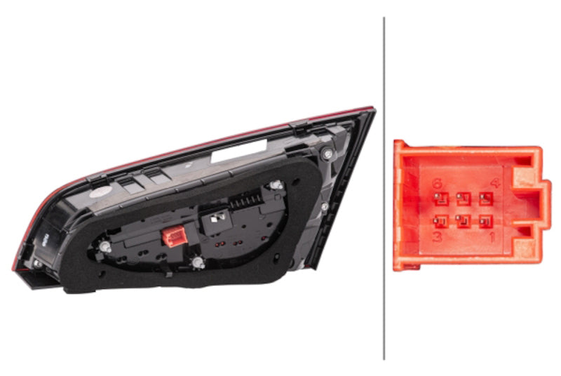 Hella 2017-2018 Audi A3 Left Tail Light 012837111 012837111 Photo - Primary