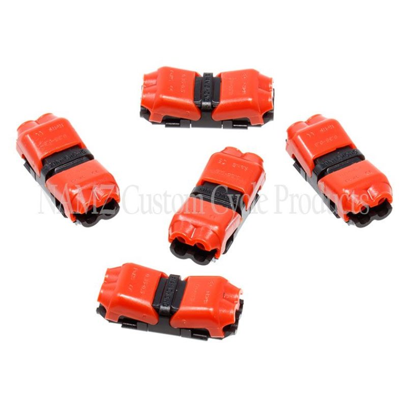 NAMZ Lightning Splice Kit H-Connection 18-22g 2-Wire to 2-Wire (5 Pack) NLS-S22 NLS-S22 Photo - Primary