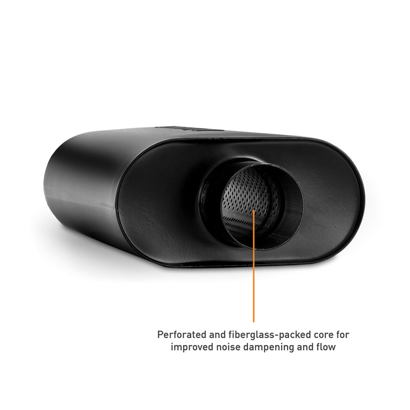 Mishimoto Muffler with 3in Center Inlet/Outlet - Angled Tip - Black MMEXH-MF-AT-3CCBK MMEXH-MF-AT-3CCBK User 1