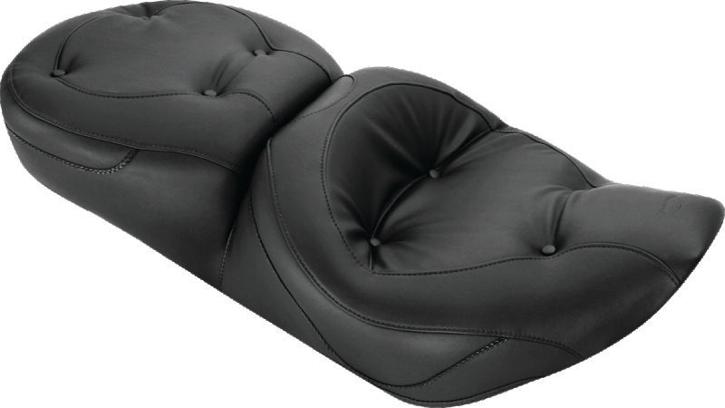 Mustang Motorcycle Mustang 97-07 Harley Road King, 06-07 Road Glide, 00-05 Eagle Touring 1PC Seat Regal - Black 75465 75465 Photo - Primary