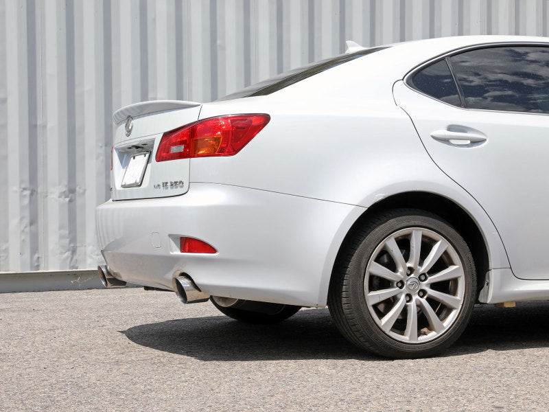 aFe POWER Takeda 06-13 Lexus IS250/IS350 SS Axle-Back Exhaust w/ Polished Tips 49-36055-P 49-36055-P Photo - Mounted