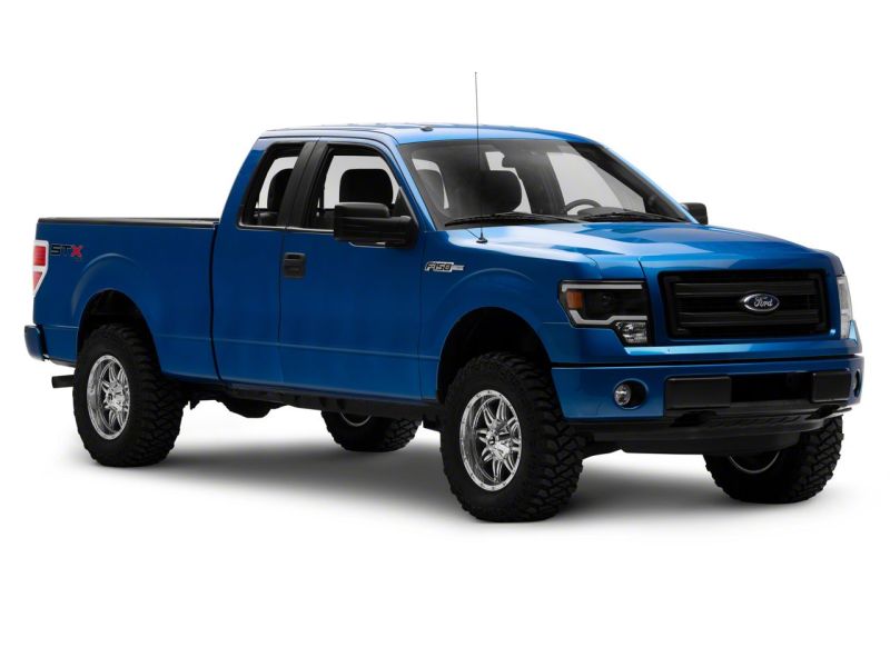 Raxiom 09-14 Ford F-150 Axial Series Projector Headlights w/ LED Light Bar- Blk Housing (Clear Lens) T566369 T566369 Photo - Close Up