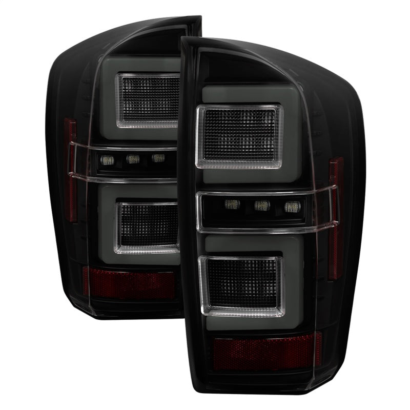 Spyder 16-17 Toyota Tacoma LED Tail Lights - Black Smoke (ALT-YD-TT16-LED-BSM) 5085740 5085740 Photo - Primary