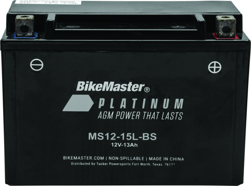 BikeMaster AGM Battery - MS12-15L-BS 780717 780717 Photo - Primary