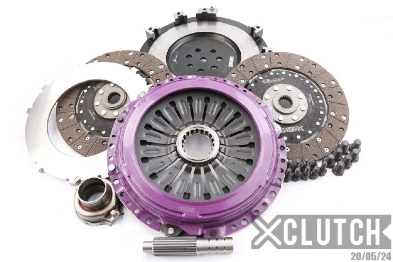 XCLUTCH 1997 Mitsubishi Lancer EVO IV 2.0L 9in Twin Solid Organic Clutch Kit XKMI23522-2G XKMI23522-2G Photo - Primary