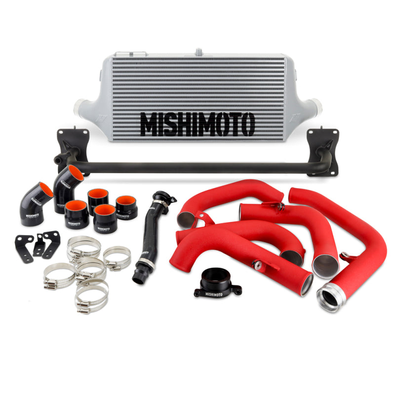 Mishimoto 2022+ WRX Front Mount Intercooler Kit SL Core WRD Pipes MMINT-WRX-22SLRD MMINT-WRX-22SLRD Photo - Primary