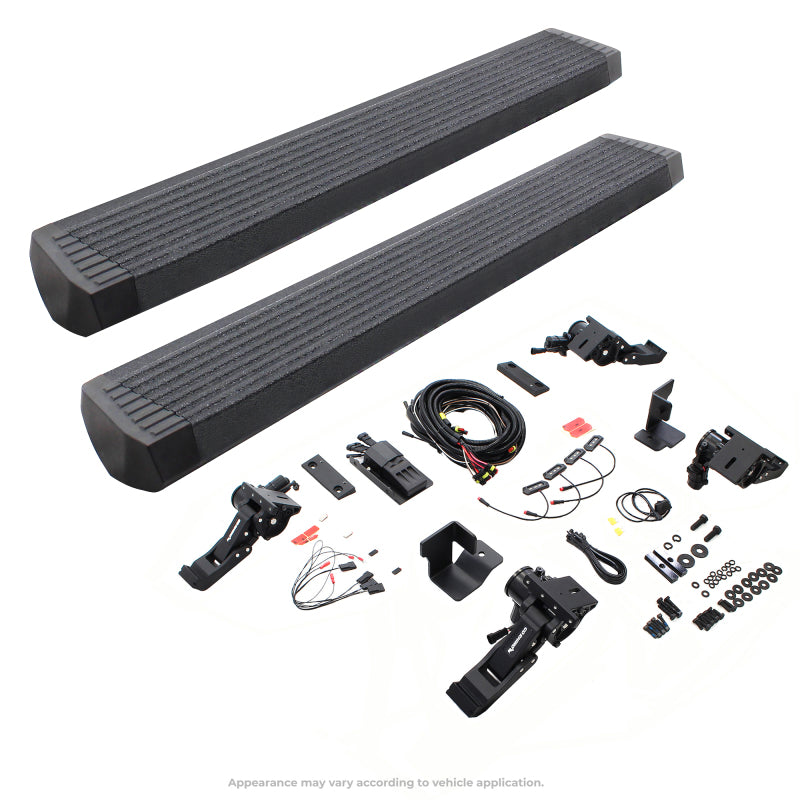 Go Rhino 18-23 Jeep Wrangler 4dr E-BOARD E1 Electric Running Board Kit - Bedliner Coating 20450674T 20450674T Photo - out of package