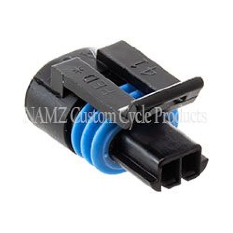 NAMZ 95-06 V-Twin (Except 2006 Dyna) OEM Engine Temp Connector w/Terminals (HD 72273-95) ND-12162193-B ND-12162193-B Photo - Primary