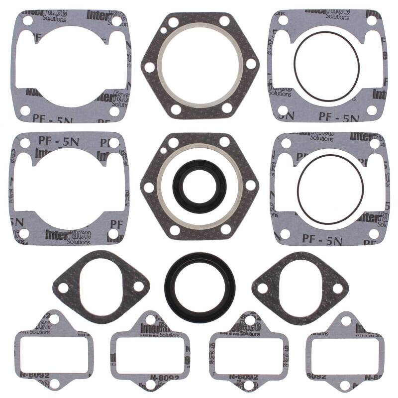 Vertex Pistons Vertex Gaskets Jlo-cuyuna 2F400/2 6 Bolt Head Electric FC/2 Complete Gasket Kit w/ Oil Seals 711106AE 711106AE Photo - Primary