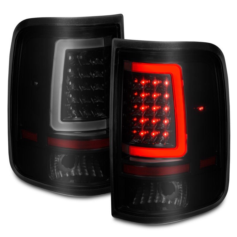 ANZO 2004-2006 Ford F-150 LED Tail Lights w/ Light Bar Black Housing Smoke Lens 311343 311343 Photo - Unmounted