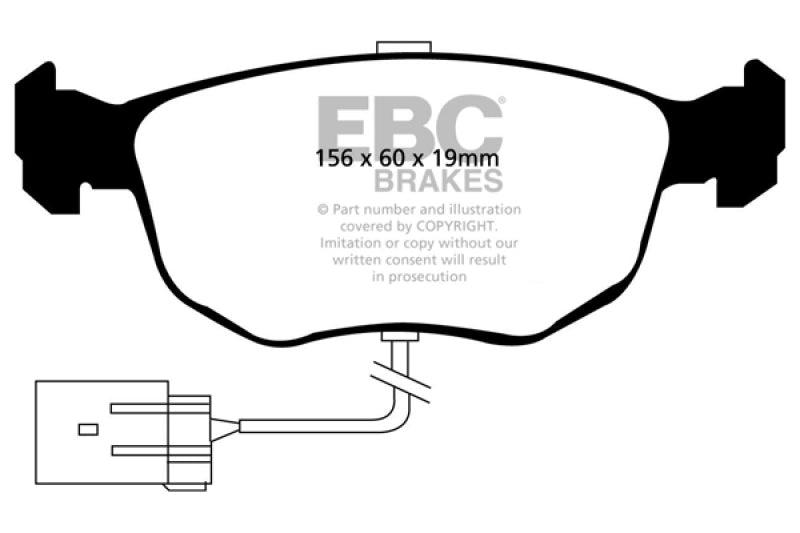 EBC Disc Brake Pad Set UD762 Photo - Primary
