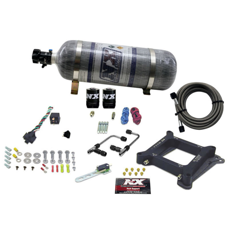Nitrous Express 4150 Gemini Stage 6 Alcohol Nitrous Kit w/Composite Bottle 60045-12 60045-12 Photo - Primary