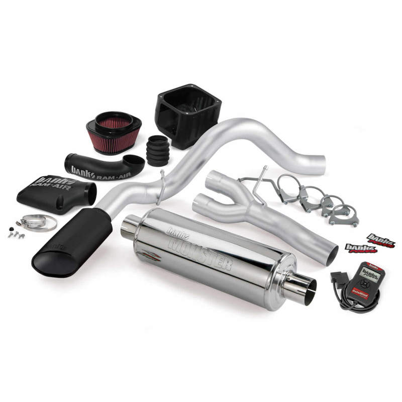 Banks Power 99-02 Chevy 4.8-5.3L ECSB Stinger System - SS Single Exhaust w/ Black Tip 48030-B 48030-B Photo - Primary