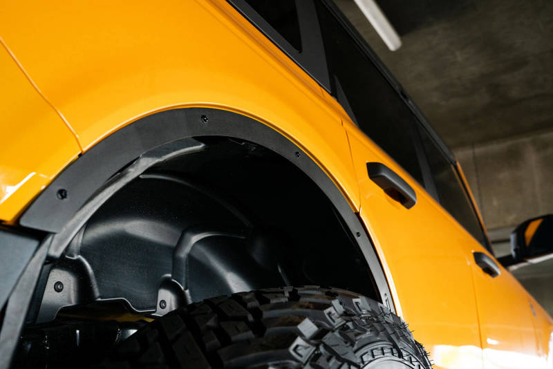 DV8 Offroad 21-22 Ford Bronco Fender Flare Deletes Set of 4 Front & Rear FDBR-03 FDBR-03 Photo - lifestyle view