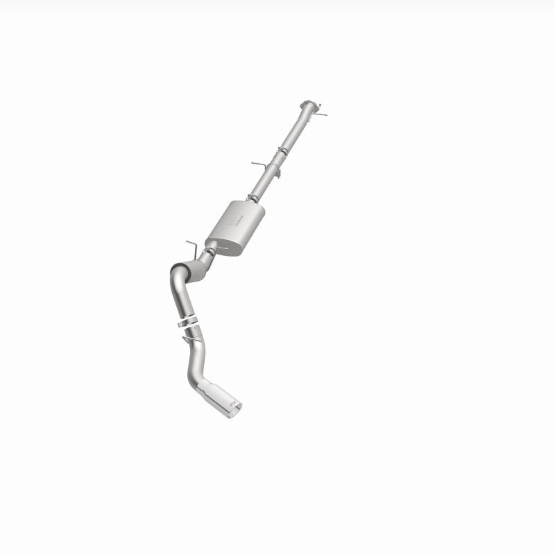 Magnaflow 2022+ GM 2500/3500HD 6.6L Gas Single Passenger Side Rear Exit Cat-Back Exhaust 19524 19524 360 Degree Image Set