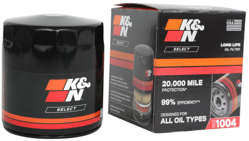 K&N Engineering K&N 19-23 Genesis G70 2.0L L4 / 21-23 Hyundai Elantra Hybrid 1.6L L4 Spin-On Oil Filter SO-1004 SO-1004 Photo - out of package