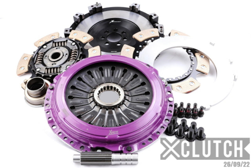 XCLUTCH 07-17 Mitsubishi Lancer EVO X 2.0L 9in Twin Sprung Ceramic Clutch Kit XKMI23523-2B XKMI23523-2B Photo - Primary