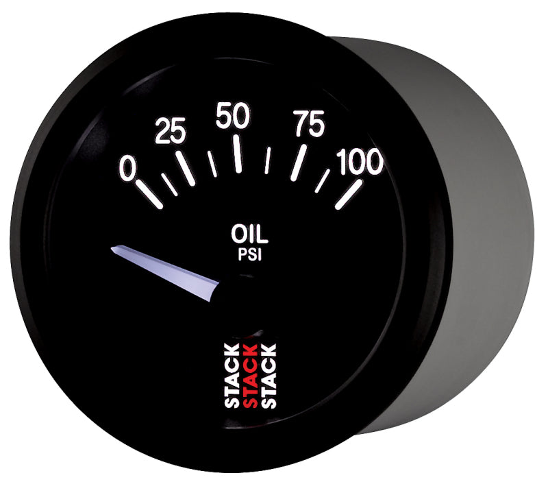Autometer Gauge OilP Elec 52mm Blk 100psi ST3202 User 3