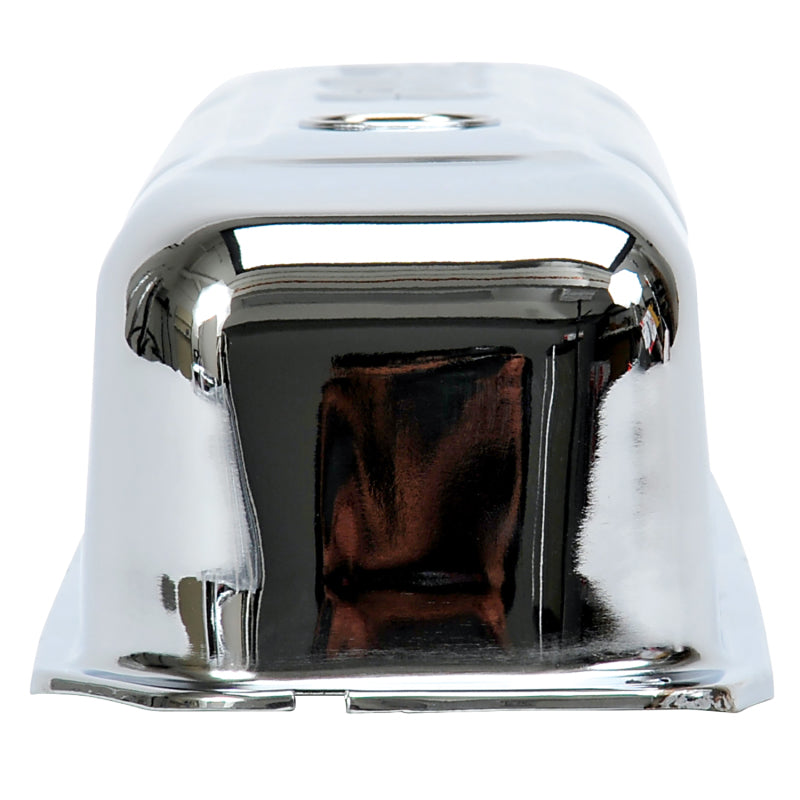 Edelbrock Valve Cover, Signature Series, Chrysler, 1958-1979 361-440 V8, Chrome 4491 Photo - out of package