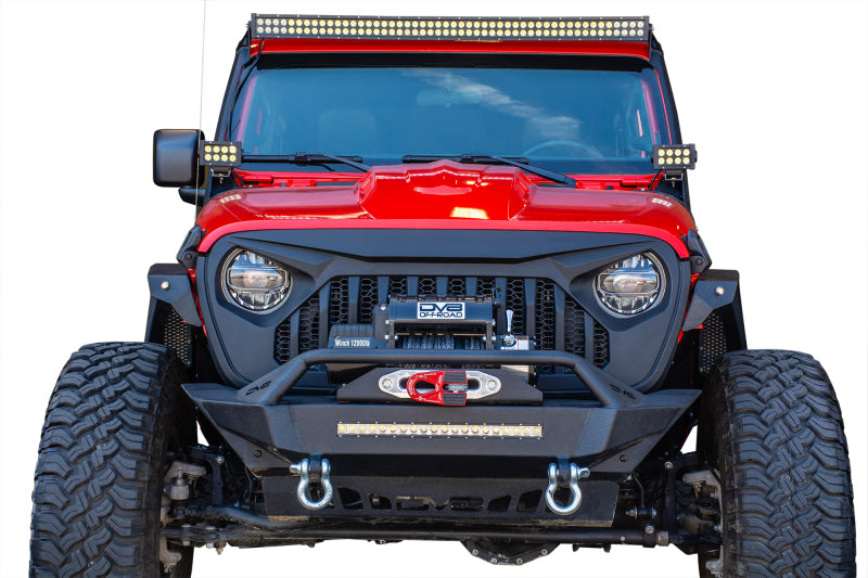 DV8 Offroad 2018+ Jeep JL/ Gladiator Angry Grill GRJL-01 GRJL-01 Photo - Primary