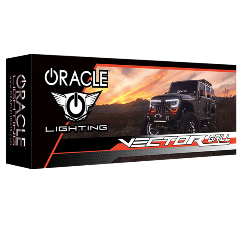 ORACLE Lighting Oracle VECTOR Series Full LED Grille - Jeep Wrangler JL/JT - NA 5837-PRO 5837-PRO Photo - lifestyle view