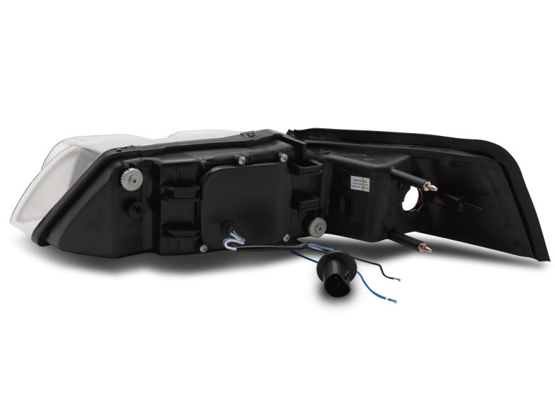 Raxiom 99-04 Ford Mustang Dual LED Halo Projector Headlights- Chrome Housing (Clear Lens) 49114 49114 Photo - Close Up