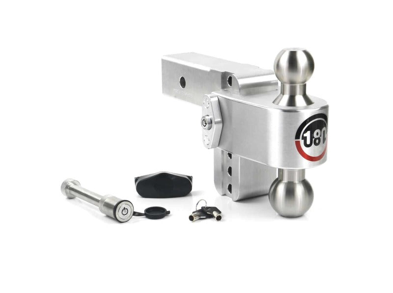 Weigh Safe 180 Hitch 4in Drop Hitch & 2.5in Shank (10K/18.5K GTWR) w/WS05 - Aluminum LTB4-2.5-KA LTB4-2.5-KA User 1