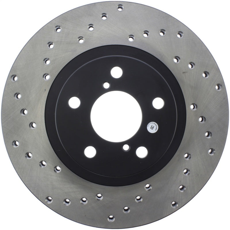StopTech Sport Cross Drilled Brake Rotor; Front Right 128.47012R Photo - Primary
