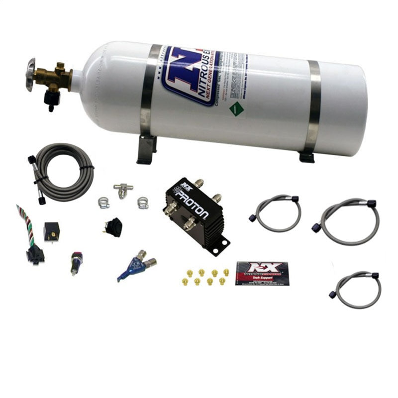 Nitrous Express Proton Series Nitrous Kit w/15lb Bottle 20420-15 20420-15 Photo - Primary