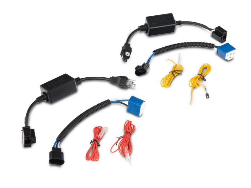 Raxiom 07-18 Jeep Wrangler JK Axial Series 7-In Dragon Eye LED Headlights- Blk Housing (Clear Lens) J167194 J167194 Photo - Close Up