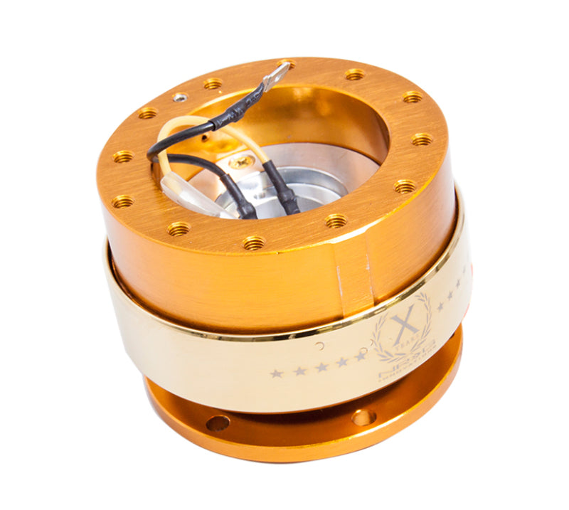 NRG Quick Release Kit Gen 2.0 Rose Gold Body/ Ti Chrome Ring SRK-200RG Photo - Primary