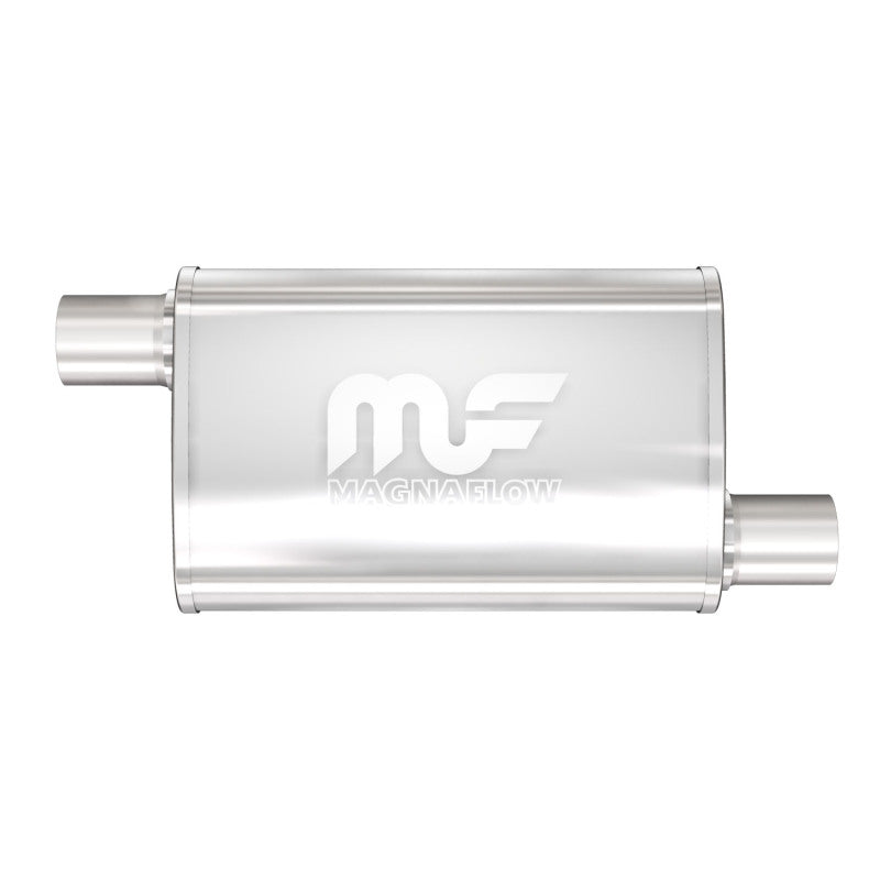 MagnaFlow 3.5" X 7" Oval Offset/Offset Straight Through Performance Muffler 11132 Photo - Primary