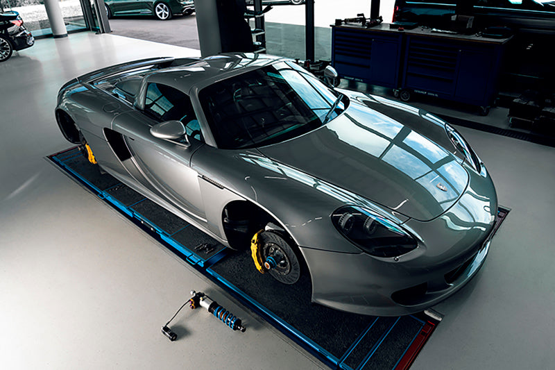 KW 04-05 Porsche Carrera GT Special Edition HLS4 V5 Coilover Kit w/ Red & Blue Springs 3097140A 3097140A User 3