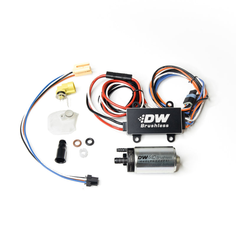 DeatschWerks 440lph in-tank brushless fuel pump w/ 9-0910 install kit + C103 Controller 9-441-C103-0910 Photo - Primary