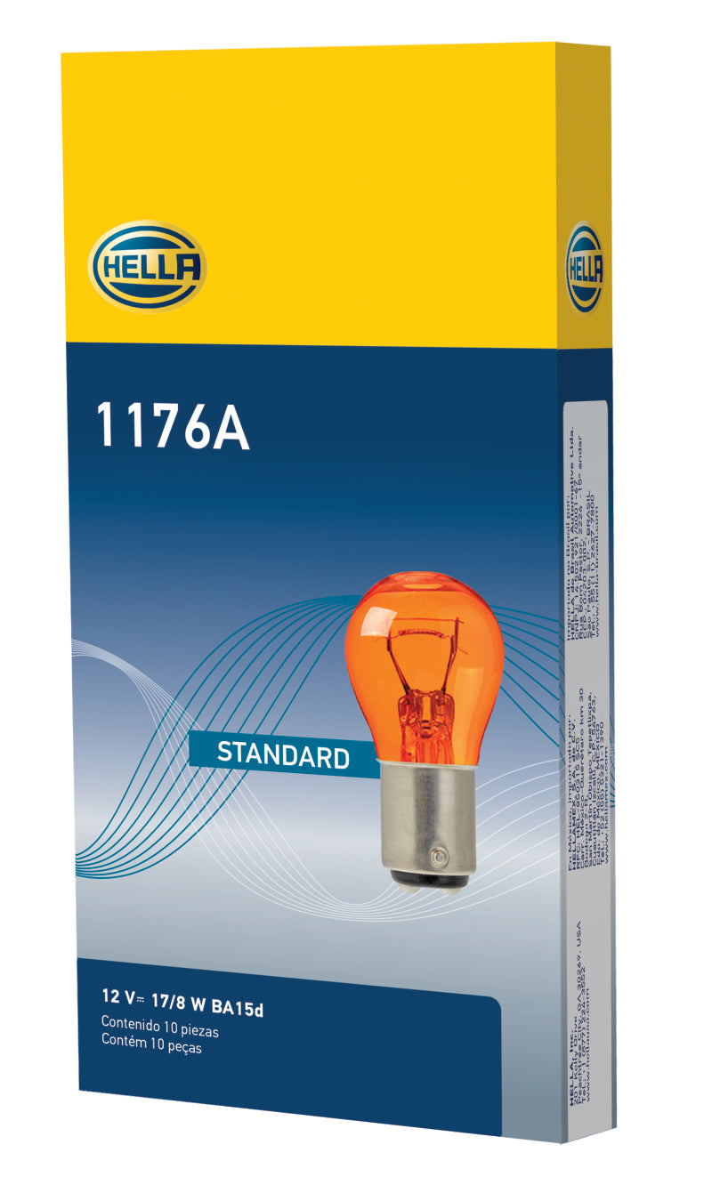 Hella BULB 1176A 12V 16/8W BA15d S8 - Min Qty 10 (211656701) 1176A 1176A Photo - in package