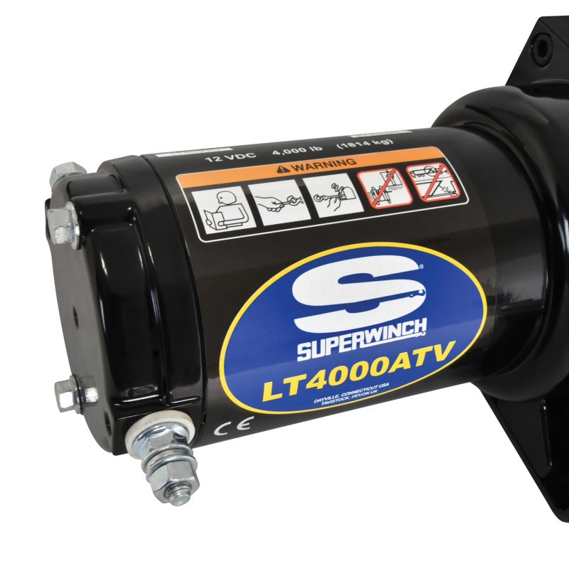 Superwinch 4000 LBS 12 VDC 3/16in x 50ft Synthetic Rope LT4000 Winch 1140230 1140230 Photo - Unmounted