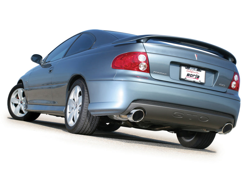 Borla 05-06 Pontiac GTO Coupe 2dr 6.0L 8cyl AT/MT 4spd/6spd RWD SS Catback Exhaust w/ inXin Pipe 140165 140165 Photo - Close Up