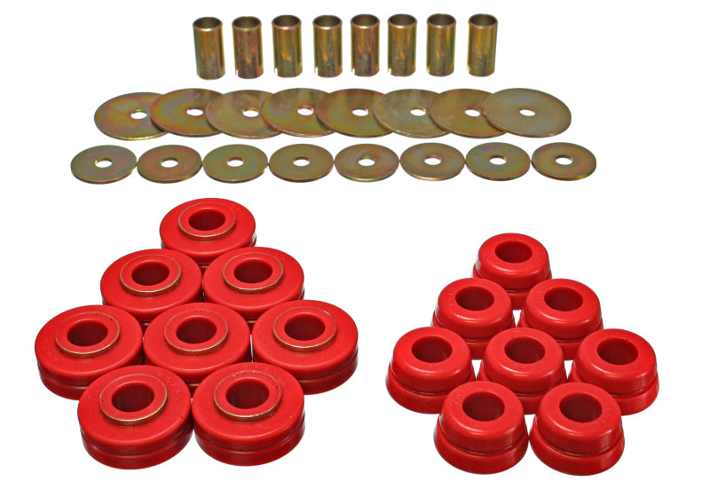 Energy Suspension Body Mount Set Red International Scout II All 1972-1980 6.4101R Photo - Primary