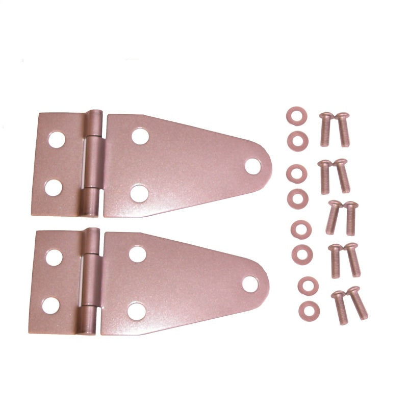 Rugged Ridge 76-86 Jeep CJ / Jeep Wrangler Satin Stainless Steel Hood Hinge Kit 11185.02 11185.02 Photo - Primary