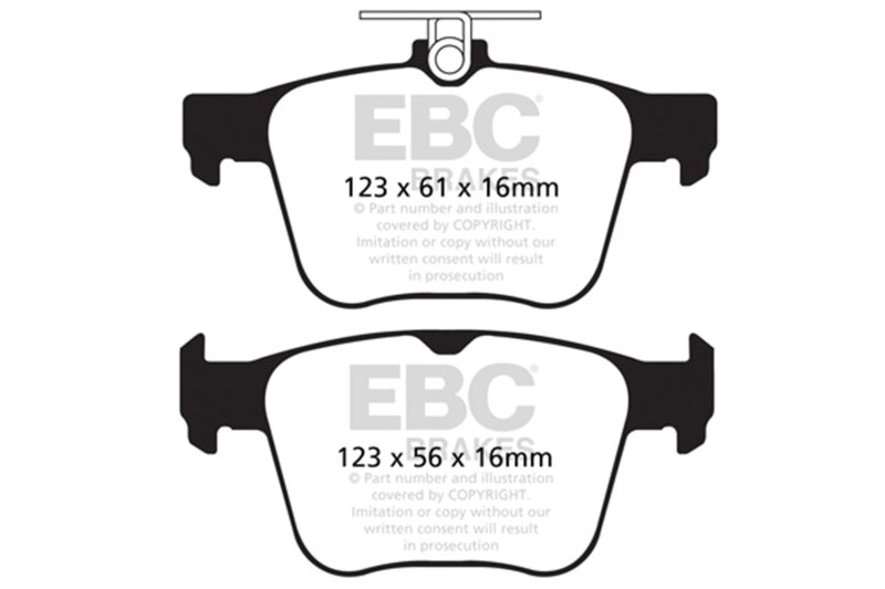 EBC 2014+ Audi S3 Bluestuff Rear Brake Pads DP52173NDX DP52173NDX Photo - Primary