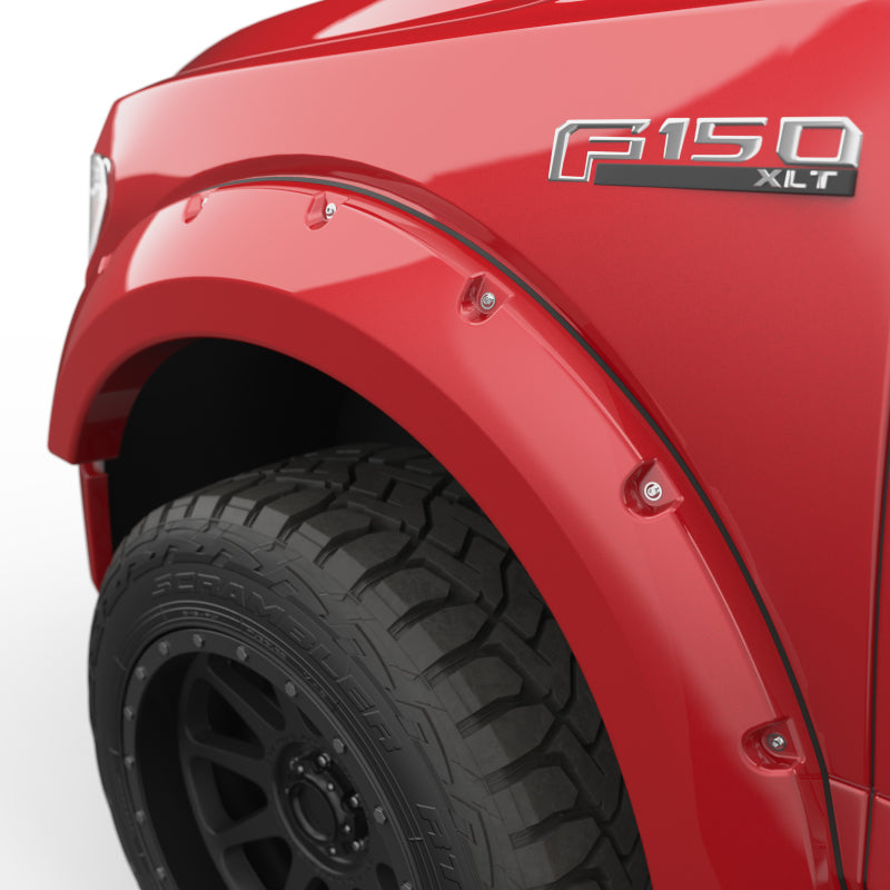EGR 2018 Ford F150 Bolt-On Look Color Match Fender Flares - Set - Race Red 793574-PQ 793574-PQ Photo - Close Up