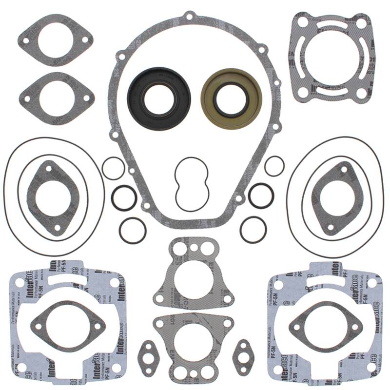 Vertex Pistons Vertex Gaskets 96-97 Polaris Hurricane 700 Complete Gasket Kit w/ Oil Seals 611804 611804 Photo - Primary
