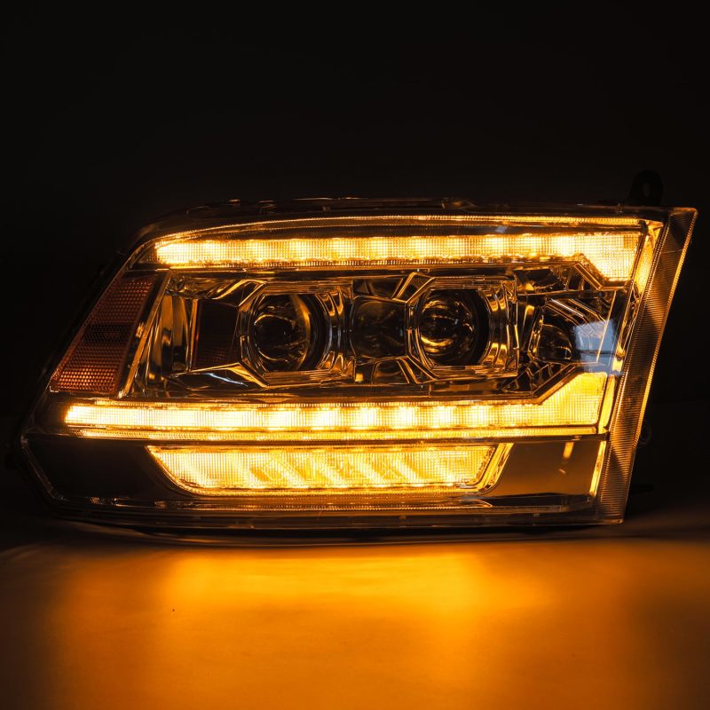 AlphaRex 09-18 Dodge Ram 2500 LUXX LED Proj Headlights Plank Style Chrm w/Activ Light/Seq Signal/DRL 880559 880559 User 3