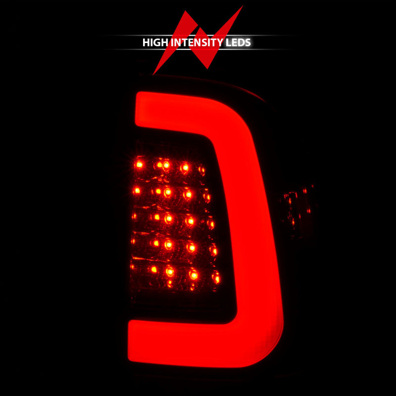 ANZO 2008-2016 Ford F-250 LED Taillights Chrome Housing Smoke Lens (Pair) 311357 311357 Photo - Unmounted