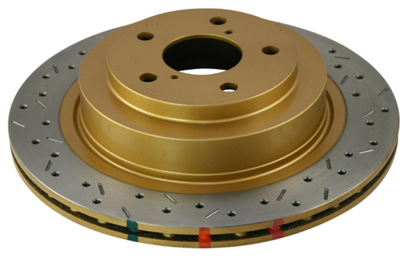 DBA 06-07 WRX / 05-08 LGT Rear Drilled & Slotted 4000 Series Rotor 4653XS 4653XS Photo - Primary