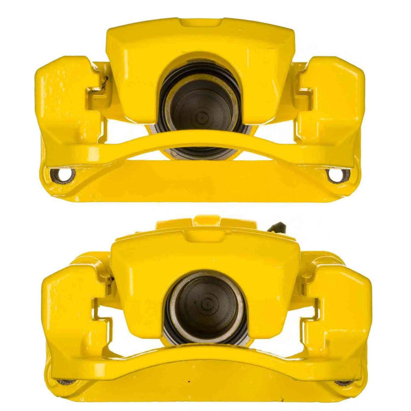 PowerStop Power Stop 17-20 Toyota 86 Rear Yellow Caliper w/Bracket (Pair) S7092YLW S7092YLW Photo - Primary
