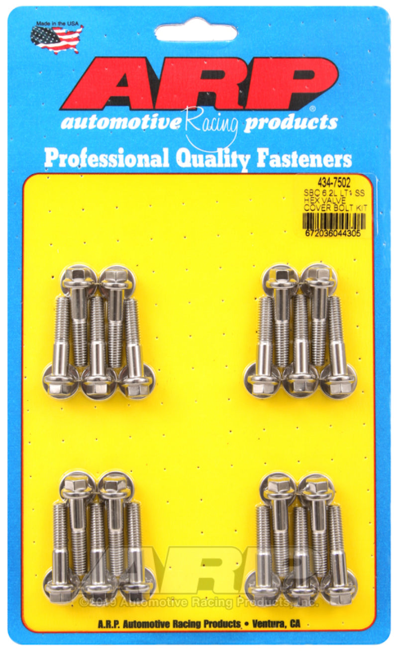 ARP SB Chevy 6.2L LT1 SS hex Valve Cover Bolt Kit 434-7502 Photo - Primary