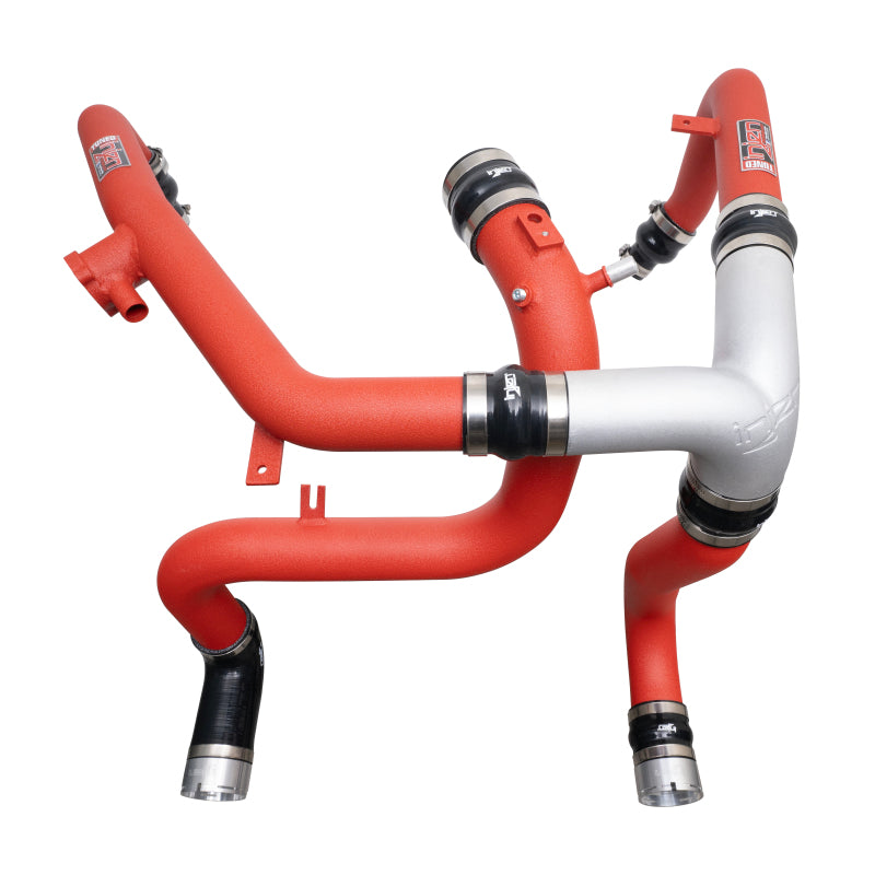 Injen 21-23 Ford Bronco 2.7L V6 (TT) EcoBoost SES Intercooler Pipes - Wrinkle Red SES9301ICPWR SES9301ICPWR Photo - Primary