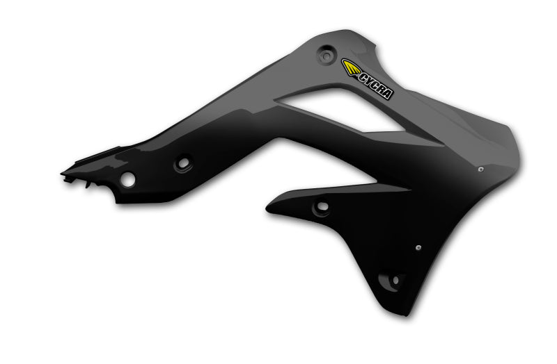 Cycra 13-15 Kawasaki KX450F Powerflow Radiator Shrouds Black 1CYC-1866-12 1CYC-1866-12 Photo - Primary